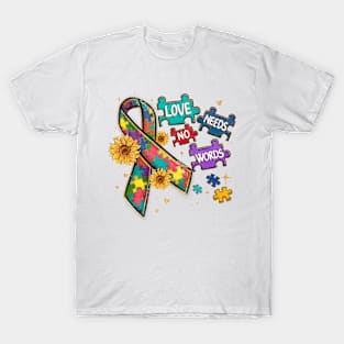 Puzzle Ribbon Autism Awareness Gift for Birthday, Mother's Day, Thanksgiving, Christmas T-Shirt